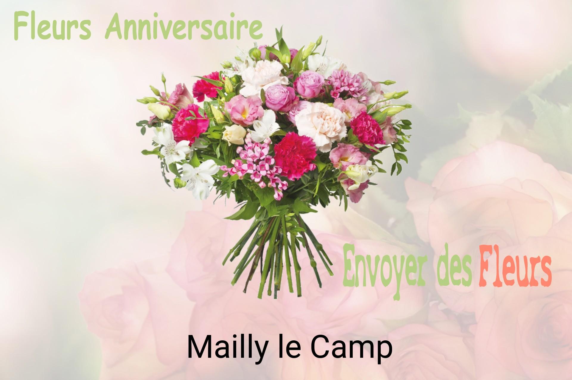 Bouquet de fleurs d’anniversaire livré à Mailly-le-Camp